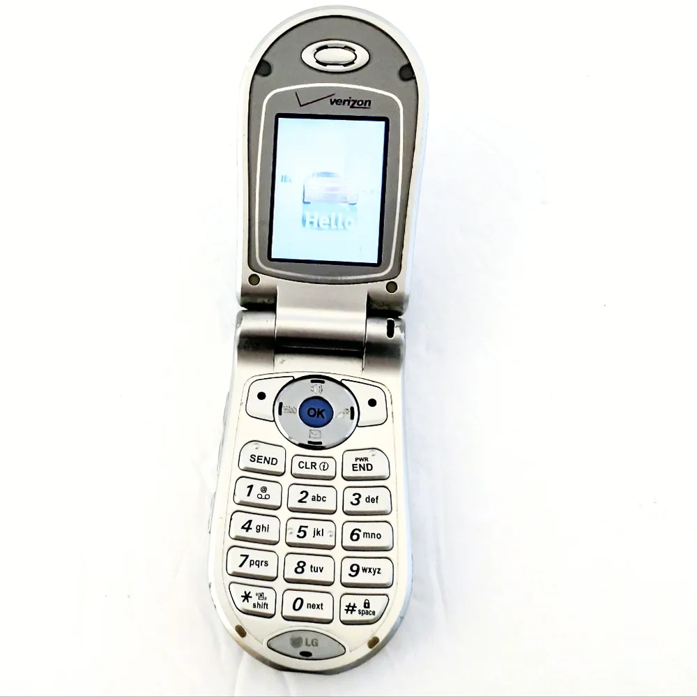 LG VX4500 Verizon Flip Phone w/ Manual, Battery & Dual Chargers – Collectible